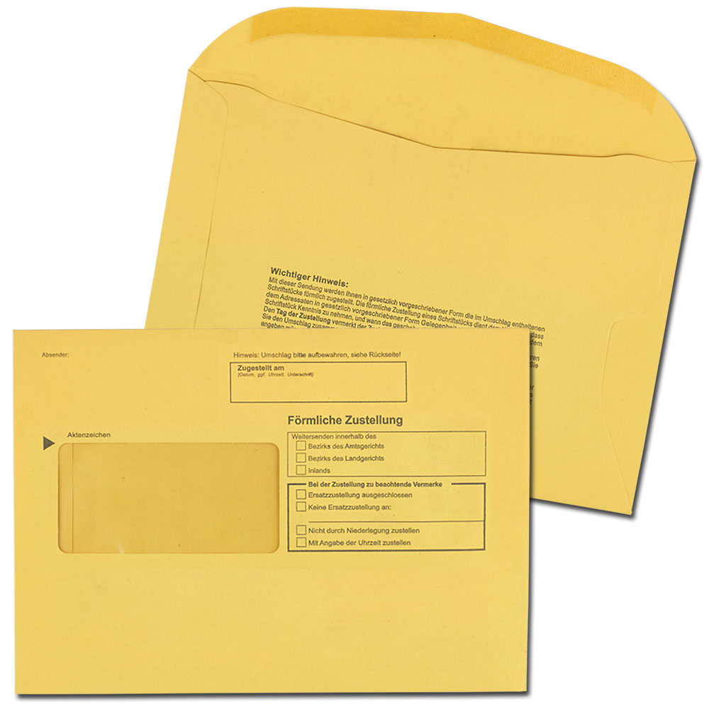 Zustellungsumschlag Z220 innerer Umschlag (100 Stk.)