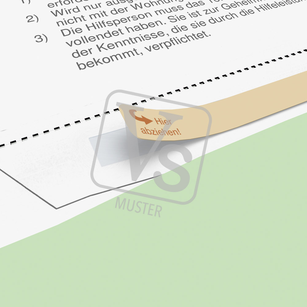 Kombi-Wahlschein DIN A4
